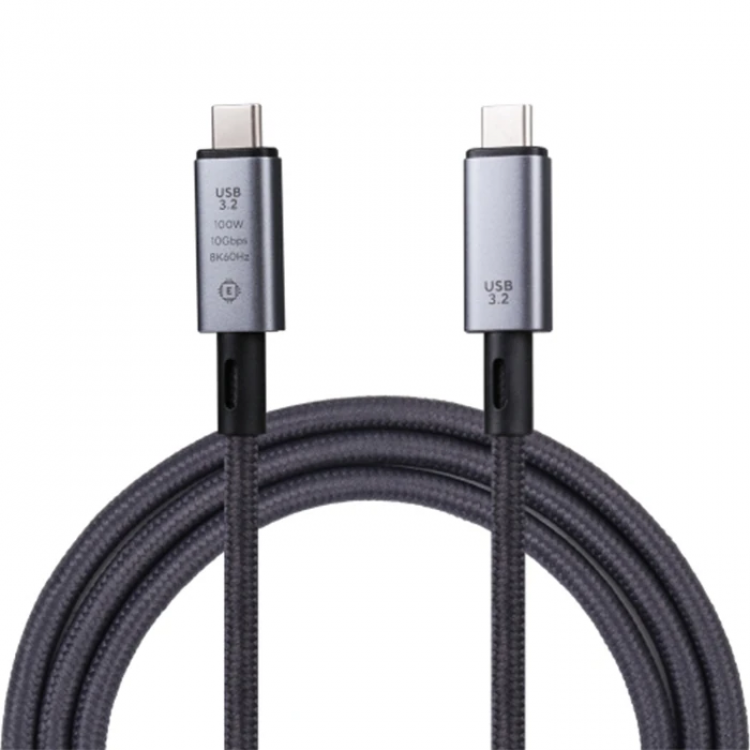 Ally USB 3.2 100W Type-C toType-C 8K Image-Data and Ultra FastCharge Cable 1 Meter - (5775)