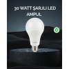 rechargeable LED Bulb 30 Watt Cool White