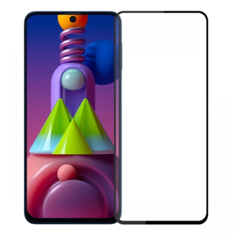 ALLY SM Galaxy M51 Full Glue Tempered FullGlass Screen Protector-(5775)