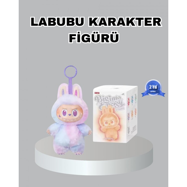 Dekoratif Yumuşak Labubu Peluş Figür – Koleksiyonluk ve Çocuklara Uygun Hediye 20 cm