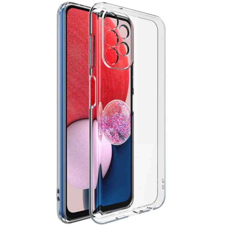 Ally SM Galaxy A13 4G Case Camera ProtectedUltra Thin Transparent Silicone-(5775)