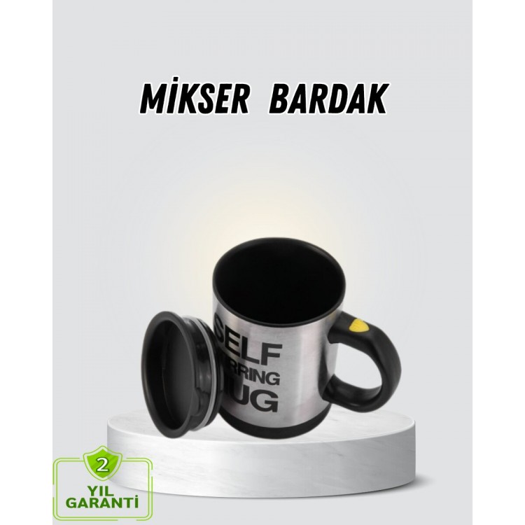 Akıllı Kendi Kendini Karıştıran Termal Kupa – Paslanmaz Çelik