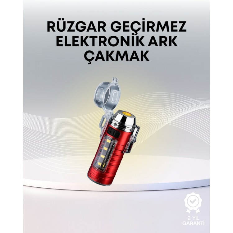 USB Şarjlı Suya Dayanıklı Elektrikli Çakmak