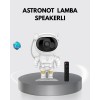 Astronot Şekilli Galaxy Projeksiyon Lambası Nebula Efektli Dekoratif Lamba