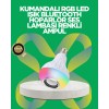 Bluetooth Hoparlörlü LED Ampul – 12W Enerji Tasarruflu
