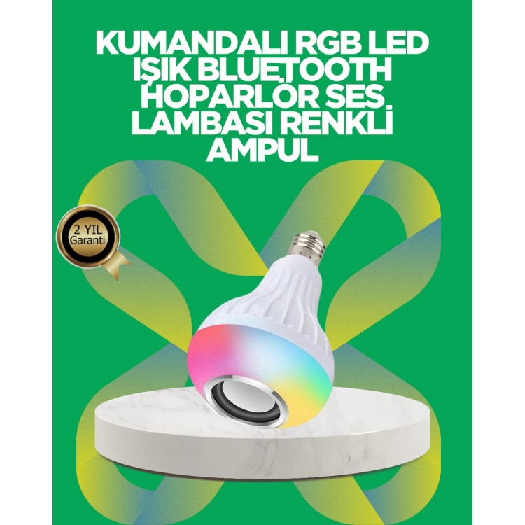 LED Bulb with Bluetooth Speaker – 12W Energy Saving