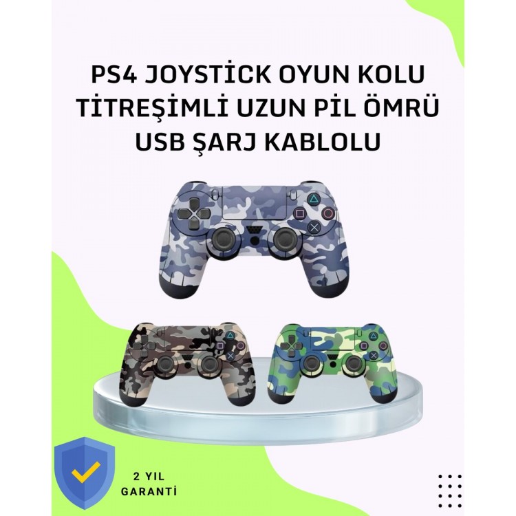 Uzun Pil Ömürlü Oyun Kolu – USB ile Hızlı Şarj Desteği