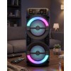 Kablosuz bluetooth hoparlör, stereo ses performansı ve renkli LED ışık efektleri ile eğlenceli bir müzik deneyimi sunar. Bluetooth bağlantısı sayesinde kablo kullanmadan cihazlarınıza bağlanabilirsiniz.USB ve hafıza kartı desteği sayesinde müziklerinizi k