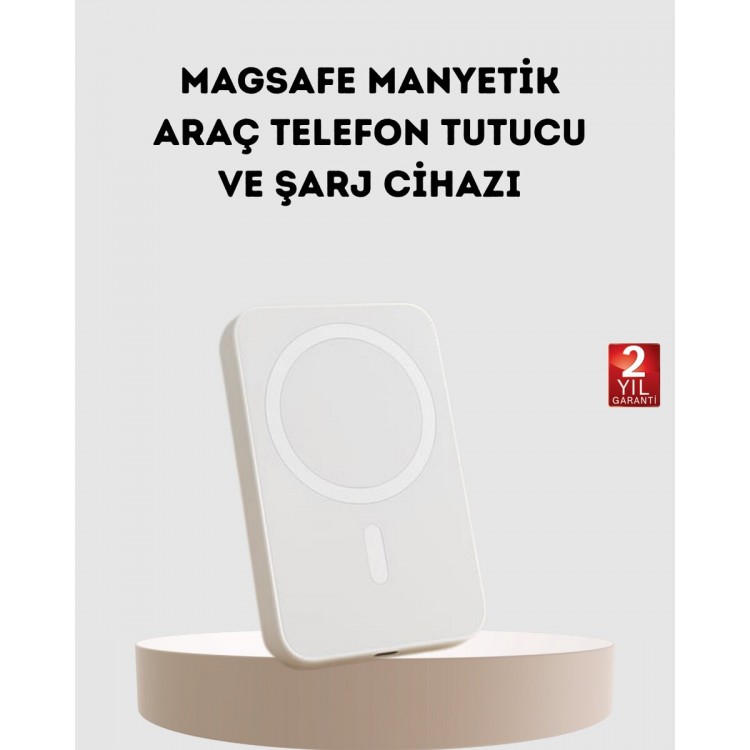 5000mAh Magnetic Powerbank – Portable for iPhone SeriesWireless Charger