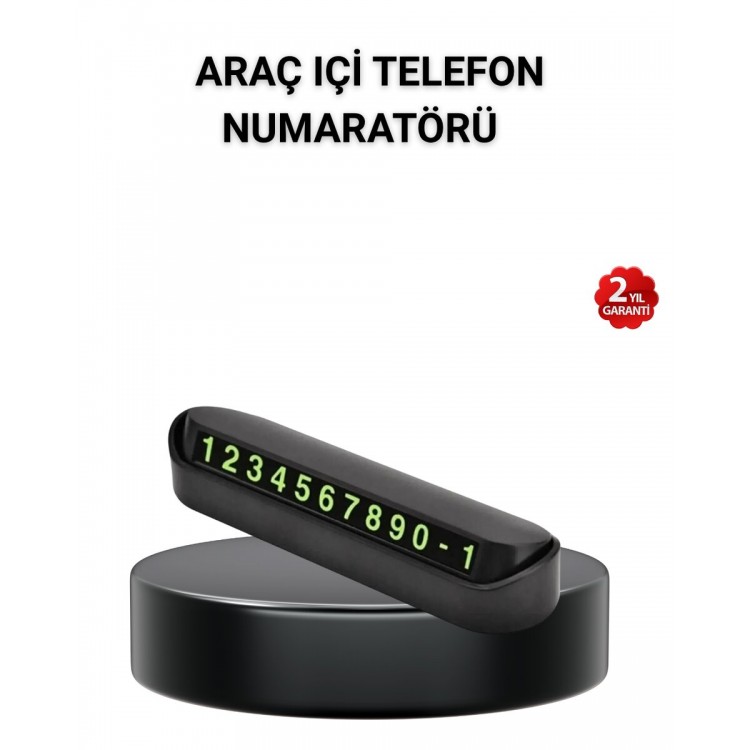 Aluminum Case Gray Dial In-Car Telephone Number Dial