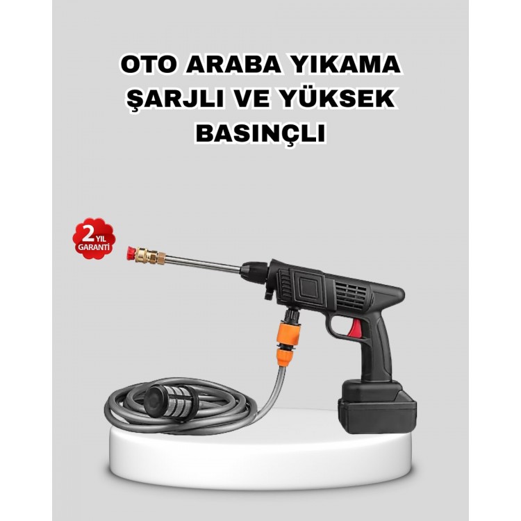 Battery Powered Car Washing Machine 21V with Strong Pressure andCouple Battery Powered Portable