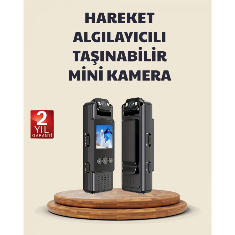128GB Supported Mini Camera with Motion Detection