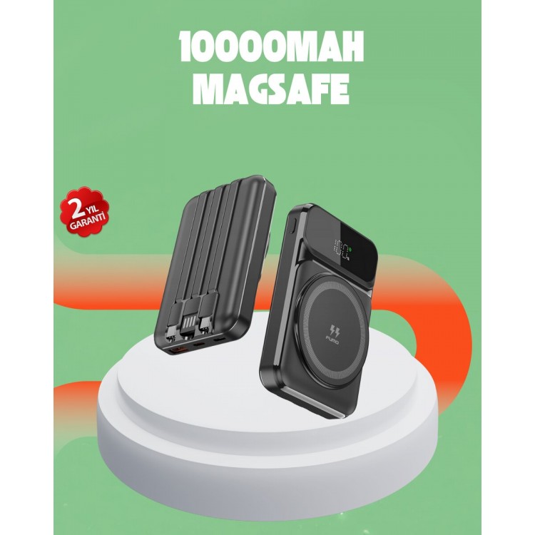 10000 mAh Wireless Fast Charging Supported Powerbank –15W PD20W with Type-C Input