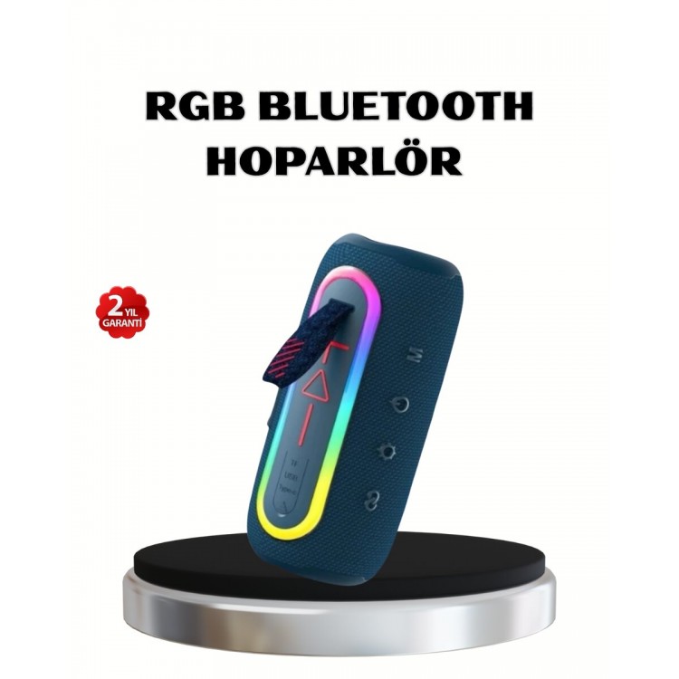 Mini Mavi Bluetooth Hoparlör Şık Görünüm ve Taşınabilir Güçlü Ses