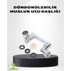 1080° Dönebilen Musluk Ucu – Su Tasarruflu Esnek ve 360° Çift Eksenli Başlık (Kopya)
