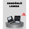 Güneş Enerjili Sensörlü Dış Mekan Duvar Lambası – 3 Modlu 2200mAh Pil 120° Algılama