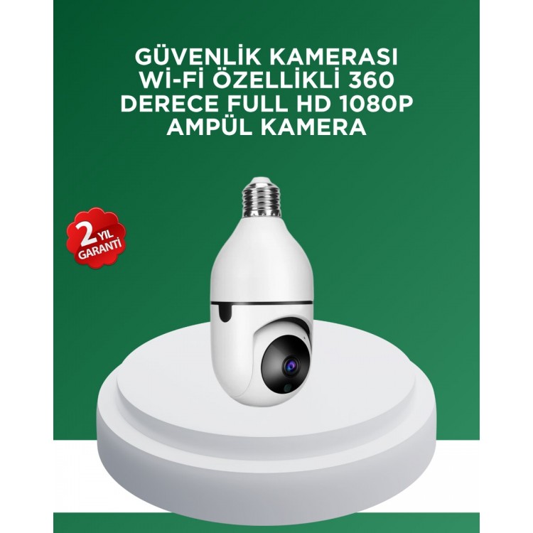 1080P Night Vision Bulb Security Camera – Wiredand Wireless Option