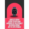 49mm Akıllı Saat Amoled Ekranlı Kadın Erkek Kol Saati Plastik Kordon