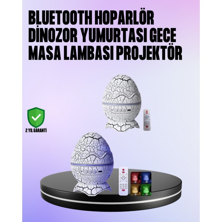 Dinosaur Egg Galaxy Projector Night Light 4 in 1In between – with Bluetooth Speaker