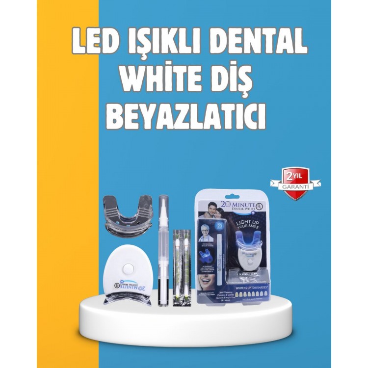 Safe Teeth Whitening System with Blue Light Technology