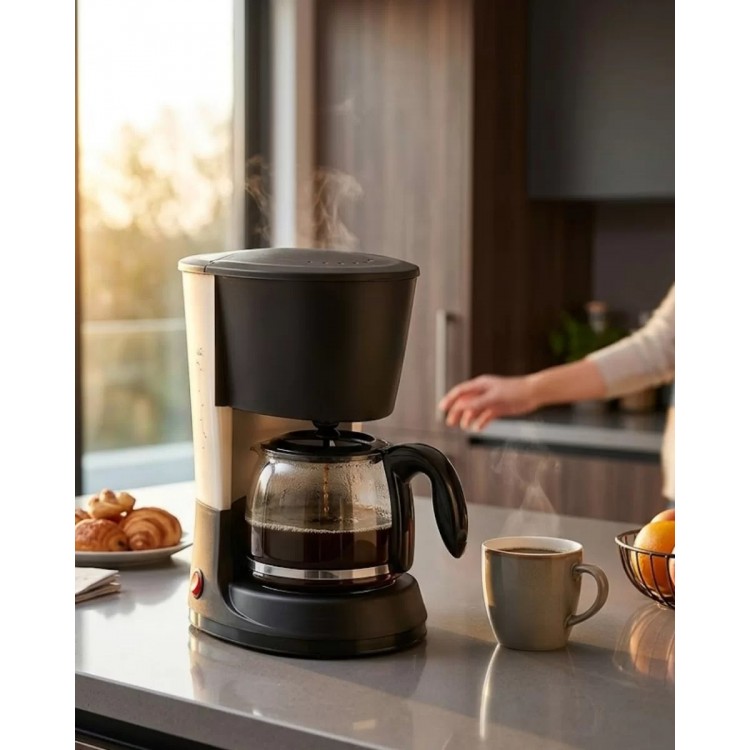 12 Fincan Filtre Kahve Makinesi 1.2 Litre Damlatmaz Sistem Kahve Makinesi