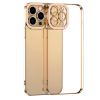 ALLY Fashion Series iPhone 12 Pro Max CaseColored Edge Laser Framed Silicone Case-(5775)