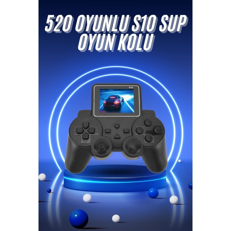 2.4 Inch Screen 520 Games Retro ThemedWireless Joystick Handheld Arcade
