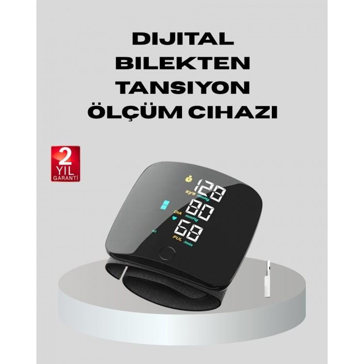 Digital Wrist Blood Pressure Monitor – Dual User MemoryArrhythmia Warning and Automatic Shutdown