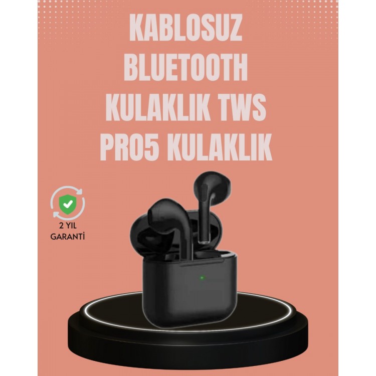 TWS Pro 5 Kulaklık – Uzun Süreli Kullanım İçin Yüksek Batarya Performansı