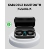 TWS Bluetooth Headset with 1800mAh Charging Box and Digital Display