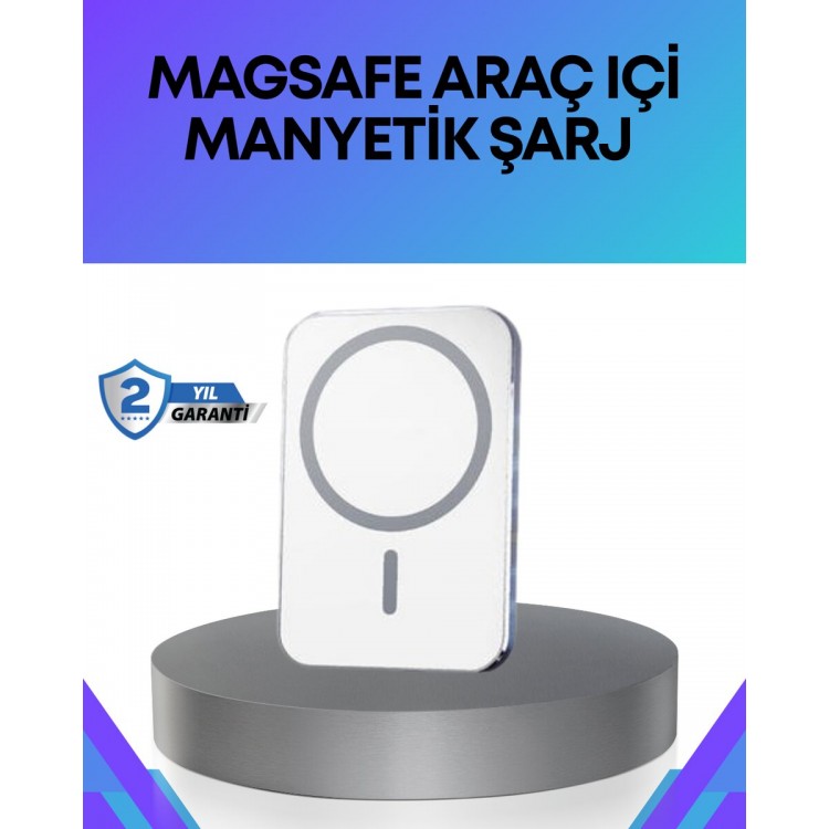 MagSafe Car Phone Holder Fast with 360° Rotating Headrechargeable