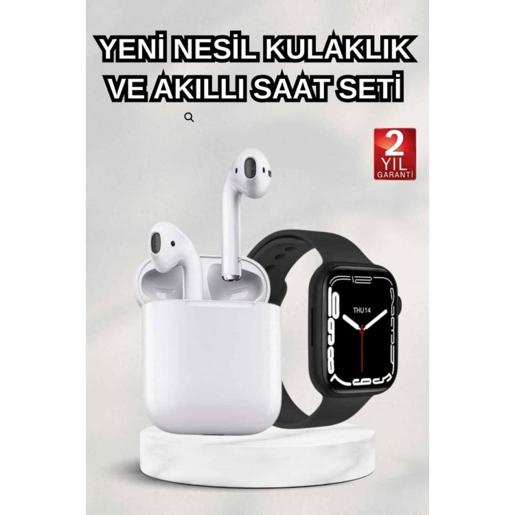 2025 Model Smart Watch and 2nd Generation TWSBluetooth Headset ANC Feature Amoled Screen
