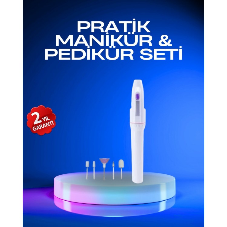 Taşınabilir Profesyonel Elektrikli Tırnak Matkap Seti – Sessiz Güçlü ve Dayanıklı
