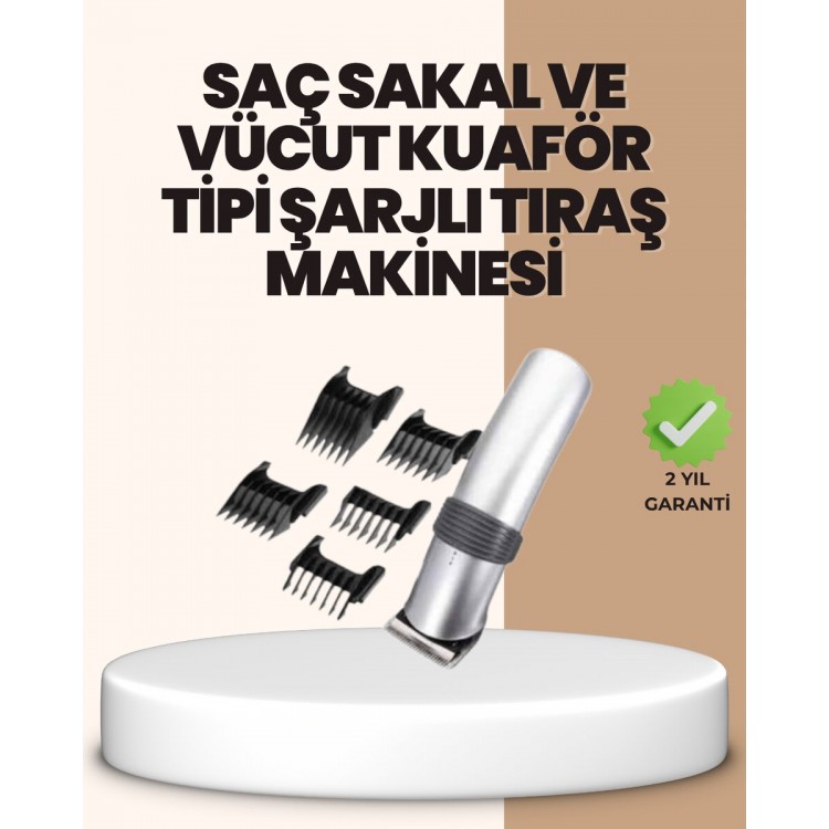 Tıraş Makinesi Temizlik ve Yağlama Setiyle Birlikte