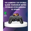 Portable Retro Handheld Console with 500 Built-in Games-2.4 inch Color Screen
