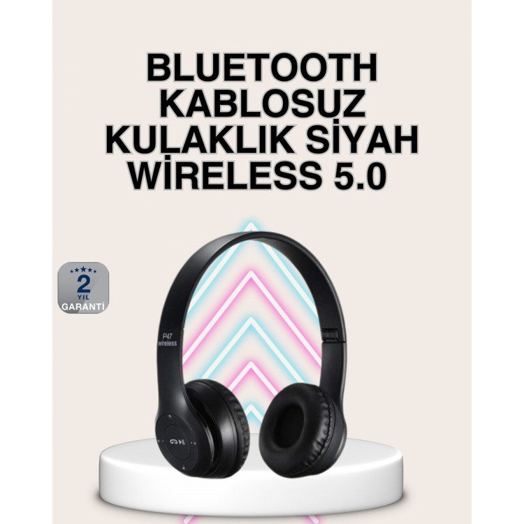 Katlanabilir Tasarımlı Bluetooth 5.0 Kulaklık | Eller Serbest Arama ve Çift Cihaz Desteği
