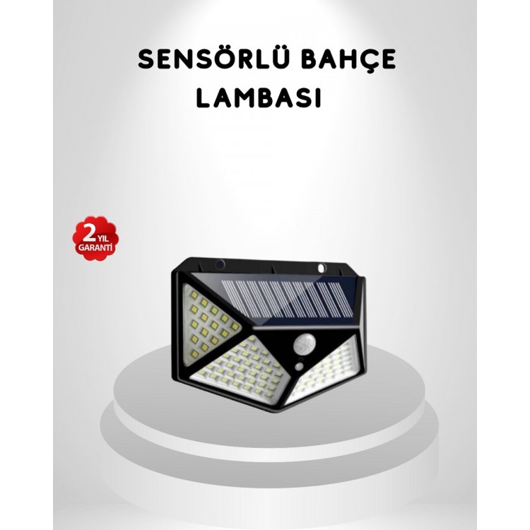 100 LED Solar Powered Garden Light – PIRIP65 Waterproof Outdoor Lighting with Sensor
