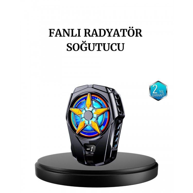 Şarj Edilebilir Telefon Soğutucu Fan – Taşınabilir Sessiz ve Güçlü Oyun Soğutucusu