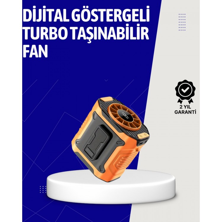 5000mAh Şarjlı Soğutma Fanı Taşınabilir