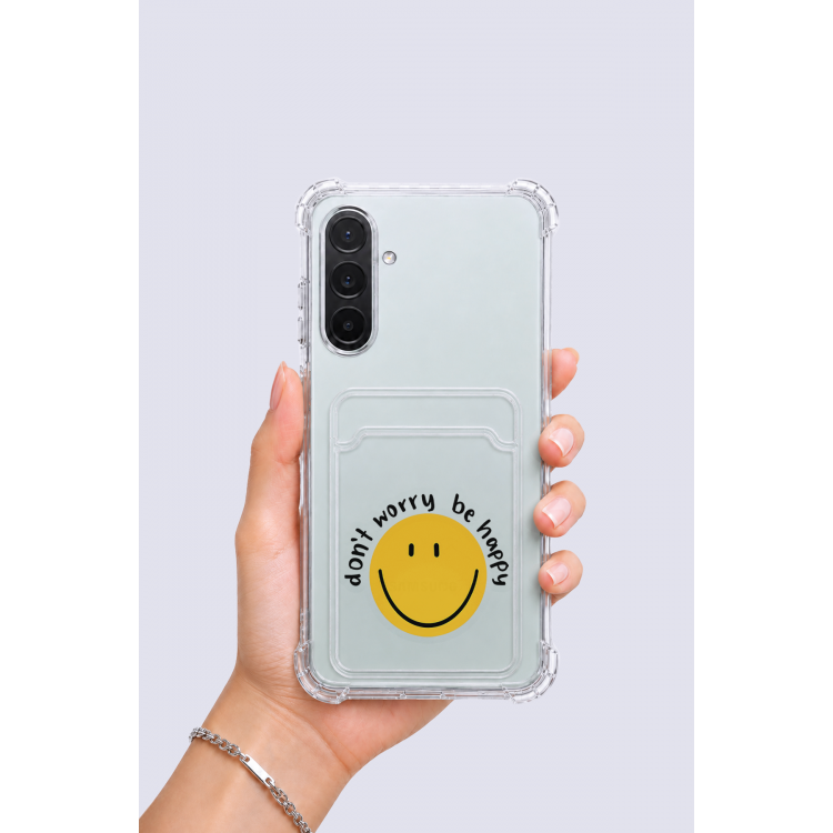 Samsung Galaxy A36 Kartlıklı Gülücük Desenli Kılıf