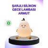 Şarjlı Armut Masa Lambası Renk Değiştiren LED Gece Işığı