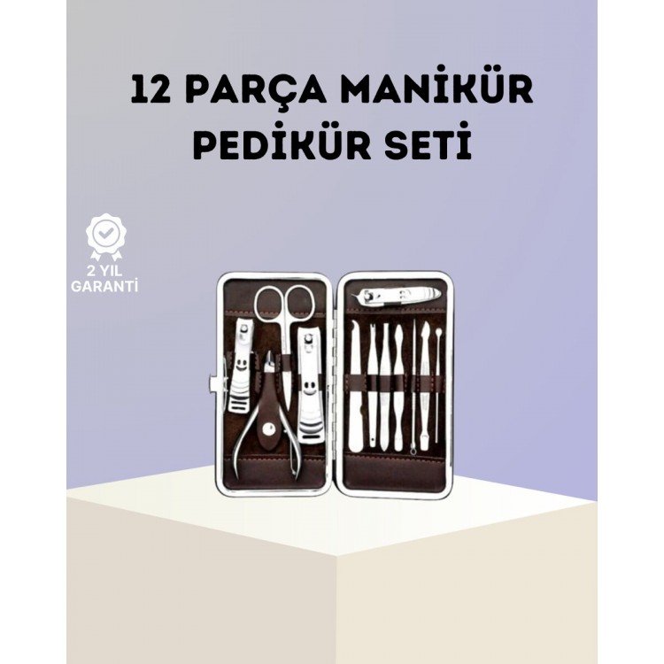 Stainless Steel Multifunctional Manicure Set of 12