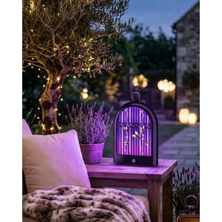 Şarjlı UV Böcek Öldürücü Lamba Balkon ve Bahçe İçin Uygun