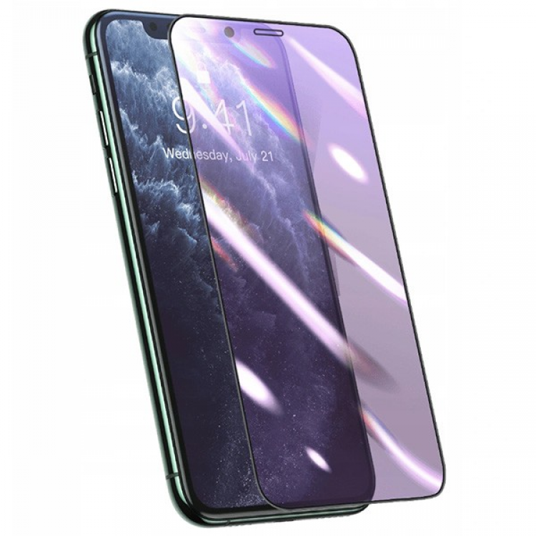 Baseus 0.25mm iPhone 11 3D Curved FullAnti Blue Screen Protector XR-(5775)
