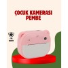 Çocuklar İçin Şipşak Yazıcı Kamera 24MP HD Çift Lensli Termal Baskılı
