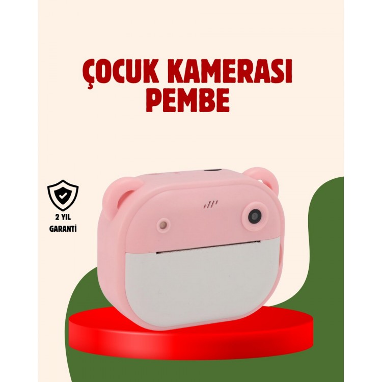 Instant Printer Camera for Kids 24MP HD DualThermal Printed with Lens