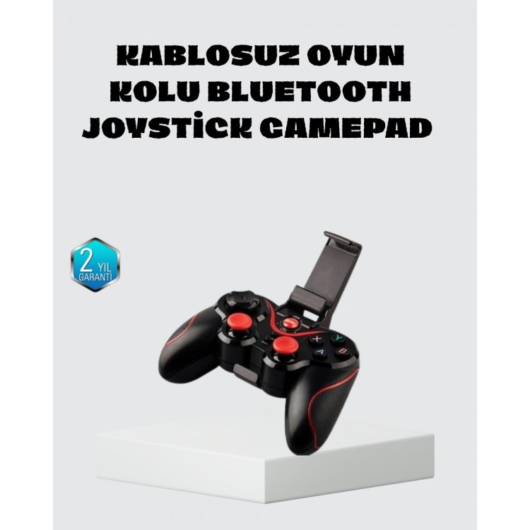 Wireless Bluetooth Game Controller Mobile TV PC CompatibleErgonomic Design