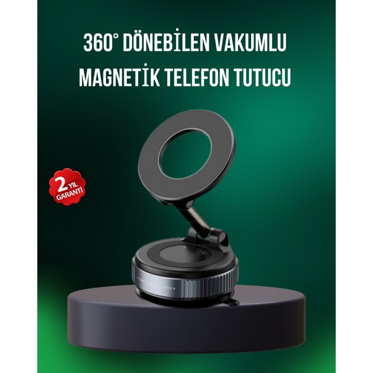Magnetic In-Car Phone Holder with Aluminum Body