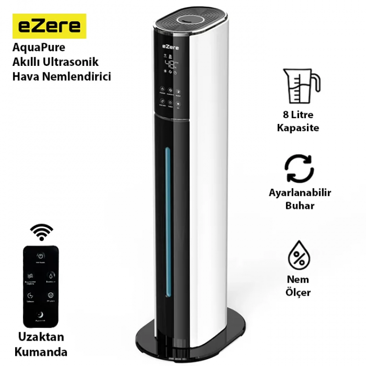EZERE AquaPure MNS-A09 Ultrasonic Air Humidifier-(5775)
