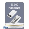 Dahili LED ışıkları sayesinde yalnızca bir powerbank değil, aynı zamanda güçlü bir aydınlatma kaynağıdır. Kamp, gece yürüyüşü ve elektrik kesintileri için ideal çözümdür. USB, Type-C, Lightning ve Mikro girişleriyle ekstra kablo taşıma ihtiyacını ortadan 